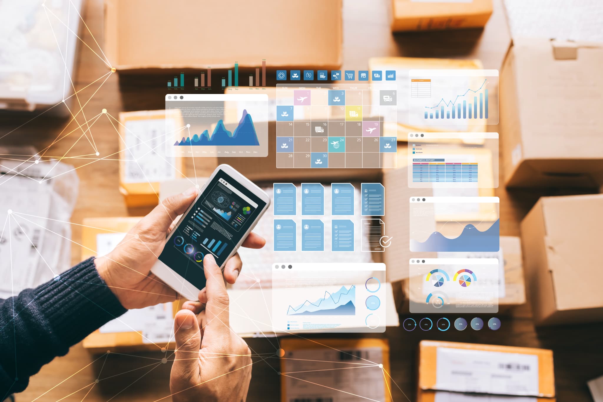 物品管理を業務効率化するイメージ